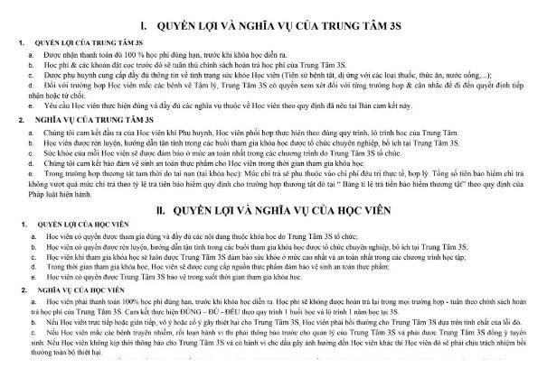 Cam kết chất lượng giảng dạy